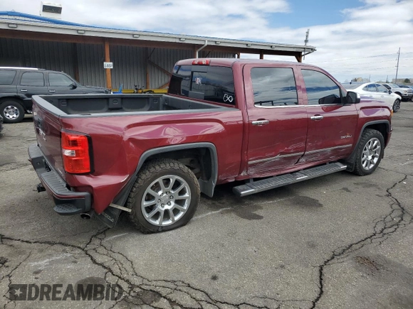 2015 GMC Sierra 1500 Denali with VIN 3GTU2WEC0FG109273, listed as a Copart auction lot 52823815 with 102,079 mi miles and Salvage Title. Bid and sale history available at carsss.com. Image 3.