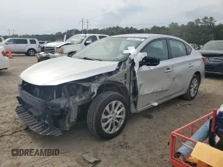 2019 Nissan Sentra S z VIN 3N1AB7AP8KY312355, wystawiony jako Copart lot #55161715 z przebiegiem 110 845 mil mil oraz Szkoda całkowita • Salvage title. Historia ofert i sprzedaży dostępna na DreamBid. Obrazek 1.