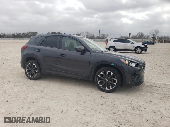 2016 Mazda CX-5 Grand Touring with VIN JM3KE2DY2G0783863, listed as a Copart auction lot 47535985 with 121,745 mi miles and Salvage Title. Bid and sale history available at carsss.com. Image 4.