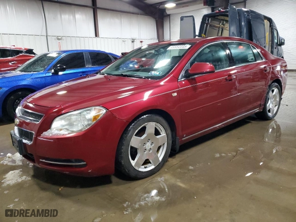 2008 Chevrolet Malibu LT w/2LT with VIN 1G1ZJ57778F181622, listed as a Copart auction lot 45554445 with 85,903 mi miles and Salvage Title. Bid and sale history available at carsss.com. Image 1.
