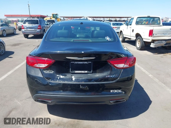 2015 Chrysler 200 S with VIN 1C3CCCBB1FN670130, listed as a IAAI auction lot 42054060 with 83,620 mi miles and . Bid and sale history available at DreamBid. Image 16.