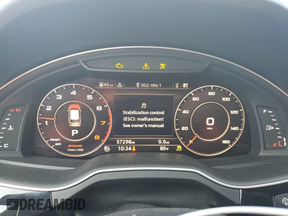 2017 Audi Q7 Premium Plus with VIN WA1LAAF74HD031710, listed as a Copart auction lot 52787805 with 57,298 mi miles and Salvage Title. Bid and sale history available at DreamBid. Image 9.