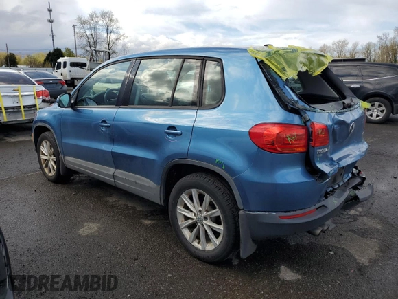 2017 Volkswagen Tiguan S with VIN WVGBV7AX1HK052098, listed as a Copart auction lot 51115295 with 53,906 mi miles and Salvage Title. Bid and sale history available at DreamBid. Image 2.