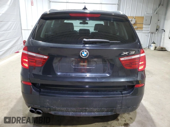 2013 BMW X3 xDrive28i with VIN 5UXWX9C50D0D08990, listed as a Copart auction lot 51432345 with 101,053 mi miles and Salvage Title. Bid and sale history available at DreamBid. Image 6.