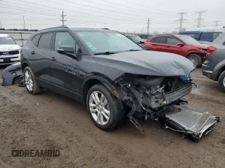 2020 Chevrolet Blazer LT with VIN 3GNKBJRS3LS587053, listed as a Copart auction lot 86148964 with 96,779 mi miles and Salvage title. Bid and sale history available at DreamBid. Image 4.