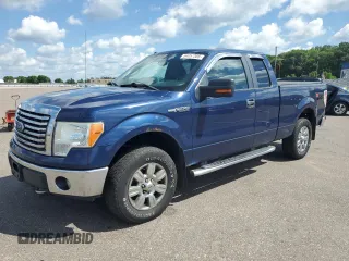 2011 Ford F-150 XL with VIN 1FTFX1EF4BFA67287, listed as a Copart auction lot 64057305 with 185,075 mi miles and Salvage title. Bid and sale history available at DreamBid. Image 1.