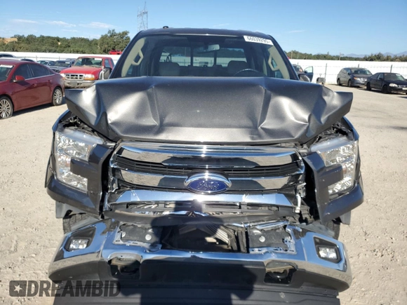 2017 Ford F-150 XL with VIN 1FTEW1EP9HKE16709, listed as a Copart auction lot 66039295 with 95,713 mi miles and Salvage title. Bid and sale history available at DreamBid. Image 5.