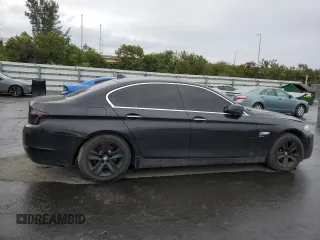 2012 BMW 5 Series 528i xDrive with VIN WBAXH5C54CDW04057, listed as a Copart auction lot 46123725 with 127,657 mi miles and Salvage Title. Bid and sale history available at DreamBid. Image 3.