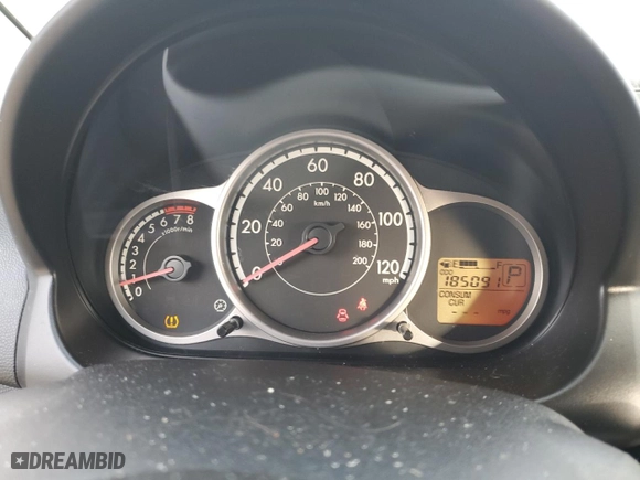 2012 Mazda Mazda2 Touring with VIN JM1DE1LY8C0149593, listed as a Copart auction lot 44600365 with 185,091 mi miles and Salvage Title. Bid and sale history available at carsss.com. Image 9.