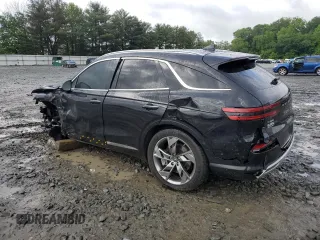 2023 Genesis GV70 Advanced with VIN 5NMMCET14PH000281, listed as a Copart auction lot 57876395 with 24,842 mi miles and Salvage title. Bid and sale history available at DreamBid. Image 2.