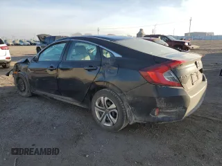 2018 Honda Civic Sedan LX with VIN 2HGFC2F52JH555076, listed as a Copart auction lot 43618385 with 65,150 mi miles and Salvage Title. Bid and sale history available at carsss.com. Image 2.