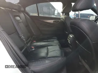 2018 Infiniti Q50 Red Sport 400 with VIN JN1FV7AR2JM480539, listed as a Copart auction lot 49141695 with 81,523 mi miles and Salvage Title. Bid and sale history available at DreamBid. Image 10.
