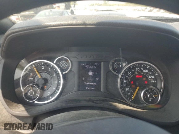 2022 Ram 2500 Tradesman with VIN 3C6MR5AJ4NG290250, listed as a Copart auction lot 70716604 with 73,422 mi miles and Salvage Title. Bid and sale history available at carsss.com. Image 9.