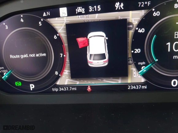 2022 Volkswagen Tiguan SEL R-Line with VIN 3VV4B7AX3NM154238, listed as a IAAI auction lot 40995659 with 23,437 mi miles. Bid and sale history available at carsss.com. Image 15.