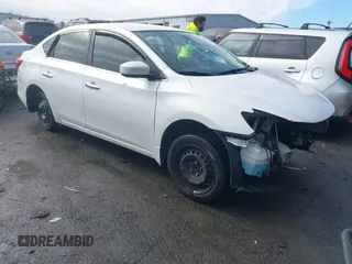 2017 Nissan Sentra S with VIN 3N1AB7AP1HY240214, listed as a IAAI auction lot 41239023 with Not Provided miles. Bid and sale history available at carsss.com. Image 1.