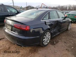 2016 Audi A6 3.0T Premium Plus with VIN WAUFGAFCXGN160524, listed as a Copart auction lot 40985503 with 47,575 mi miles. Bid and sale history available at carsss.com. Image 3.