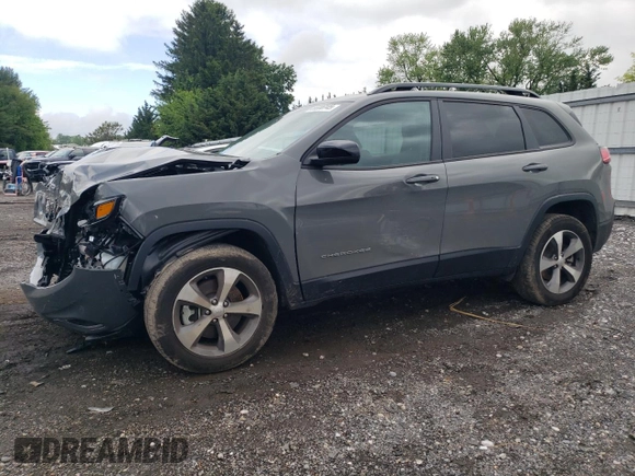 2022 Jeep Cherokee Limited with VIN 1C4PJMDX8ND533336, listed as a Copart auction lot 56656145 with 33,959 mi miles and Salvage title. Bid and sale history available at DreamBid. Image 1.
