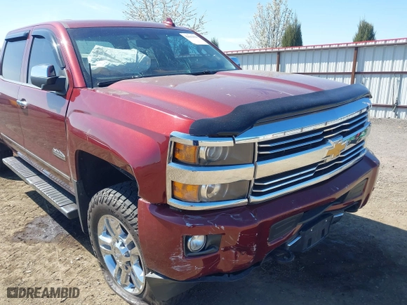2015 Chevrolet Silverado 2500HD Built After Aug 14 High Country with VIN 1GC1KXEG1FF500025, listed as a IAAI auction lot 42042084 with 164,353 mi miles. Bid and sale history available at carsss.com. Image 6.