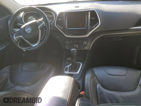 2014 Jeep Cherokee Trailhawk with VIN 1C4PJMBS1EW161642, listed as a Copart auction lot 46672345 with 196,908 mi miles and Salvage Title. Bid and sale history available at carsss.com. Image 8.