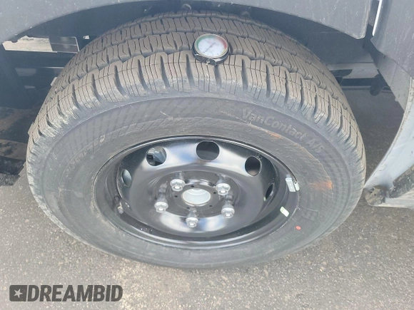 2025 Ford Transit with VIN 1FTBW1YM1SKA12928, listed as a IAAI auction lot 42359489 with 144 mi miles and . Bid and sale history available at DreamBid. Image 1.