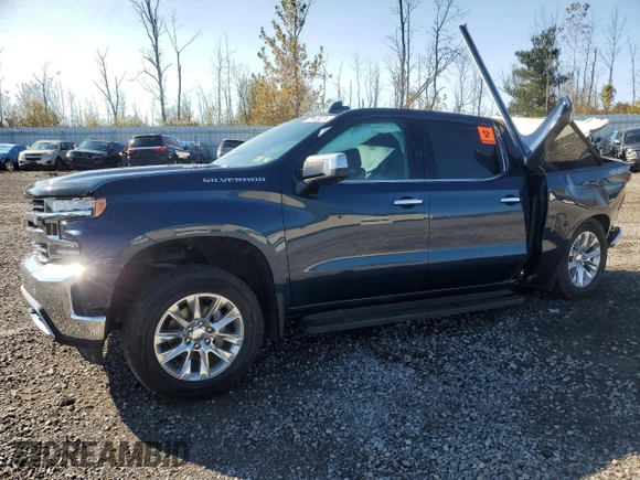 2020 Chevrolet Silverado 1500 LTZ with VIN 1GCUYGET8LZ306482, listed as a Copart auction lot 75839224 with Not Provided miles and Salvage Title. Bid and sale history available at DreamBid. Image 1.