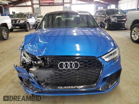 2019 Audi RS 3 z VIN WUABWGFF6KA903863, wystawiony jako Copart lot #47354075 z przebiegiem 66 136 mil mil oraz Szkoda całkowita • Salvage title. Historia ofert i sprzedaży dostępna na DreamBid. Obrazek 5.