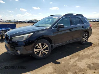 2018 Subaru Outback Limited with VIN 4S4BSENC0J3212282, listed as a Copart auction lot 56209115 with 123,196 mi miles and Salvage title. Bid and sale history available at DreamBid. Image 1.