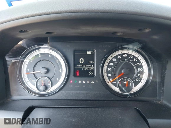 2020 Ram 1500 Tradesman z VIN 1C6RR6FG7LS114713, wystawiony jako IAAI lot #42227405 z przebiegiem 115 012 mil mil oraz . Historia ofert i sprzedaży dostępna na DreamBid. Obrazek 7.