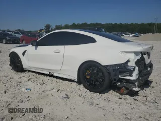 2022 BMW M4 Competition xDrive with VIN WBS43AZ01NCK23924, listed as a Copart auction lot 70023244 with 12,676 mi miles and Salvage Title. Bid and sale history available at carsss.com. Image 2.