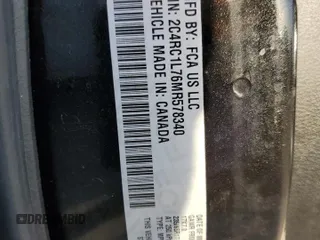 2021 Chrysler Pacifica Hybrid Touring L with VIN 2C4RC1L76MR578340, listed as a Copart auction lot 54748445 with 137,390 mi miles and Salvage title. Bid and sale history available at DreamBid. Image 13.