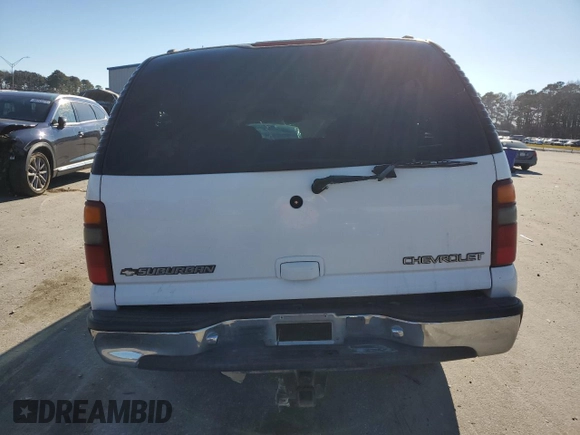 2001 Chevrolet Suburban LS with VIN 3GNFK16T31G177271, listed as a Copart auction lot 89349205 with 404,627 mi miles and Salvage Title. Bid and sale history available at carsss.com. Image 6.