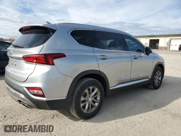 2020 Hyundai Santa Fe SEL with VIN 5NMS3CAD7LH239231, listed as a Copart auction lot 70031602 with 22,025 mi miles. Bid and sale history available at carsss.com. Image 3.