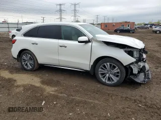2018 Acura MDX Technology with VIN 5J8YD4H53JL008190, listed as a Copart auction lot 55620065 with 70,180 mi miles and Salvage title. Bid and sale history available at DreamBid. Image 4.
