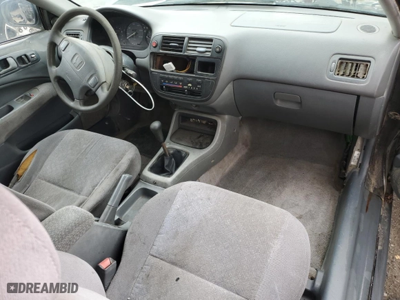 1996 Honda Civic EX with VIN 1HGEJ8146TL091427, listed as a Copart auction lot 53537235 with 132,490 mi miles and Salvage Title. Bid and sale history available at carsss.com. Image 8.