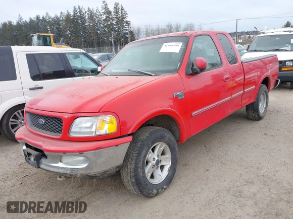 1998 Ford F-150 with VIN 1FTRX18L6WKB01340, listed as a IAAI auction lot 41566198 with 199,223 mi miles and . Bid and sale history available at DreamBid. Image 2.