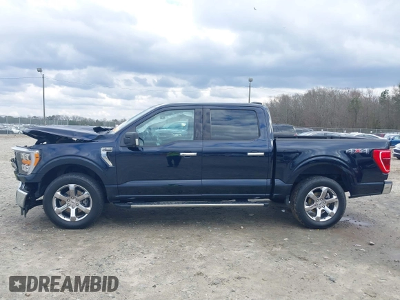 2021 Ford F-150 XL with VIN 1FTEW1EP0MFB77053, listed as a IAAI auction lot 41738348 with 39,752 mi miles. Bid and sale history available at carsss.com. Image 14.