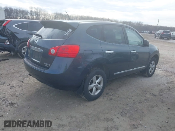 2012 Nissan Rogue S with VIN JN8AS5MV4CW700417, listed as a IAAI auction lot 41606235 with 141,935 mi miles and . Bid and sale history available at DreamBid. Image 4.
