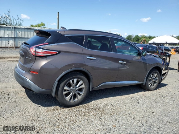 2017 Nissan Murano Platinum with VIN 5N1AZ2MH0HN116122, listed as a Copart auction lot 66810724 with 112,094 mi miles and Salvage Title. Bid and sale history available at carsss.com. Image 3.