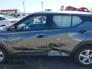2021 Nissan Kicks S with VIN 3N1CP5BV3ML504763, listed as a IAAI auction lot 42037651 with 36,247 mi miles and . Bid and sale history available at carsss.com. Image 6.