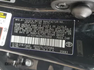 2021 Toyota Camry Hybrid LE with VIN 4T1C31AK0MU025856, listed as a Copart auction lot 87890255 with 50,247 mi miles and Salvage Title. Bid and sale history available at carsss.com. Image 13.