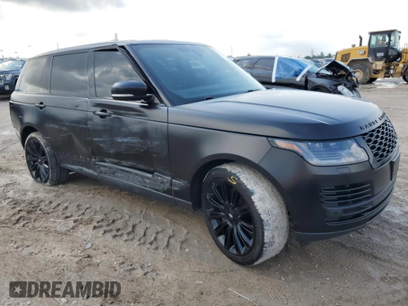 2020 Land Rover Range Rover with VIN SALGS5SE1LA400235, listed as a Copart auction lot 54454995 with 58,884 mi miles and Salvage title. Bid and sale history available at DreamBid. Image 4.