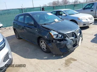 2009 Pontiac Vibe w/1SB with VIN 5Y2SP67069Z471060, listed as a IAAI auction lot 41774680 with 208,964 mi miles. Bid and sale history available at carsss.com. Image 1.