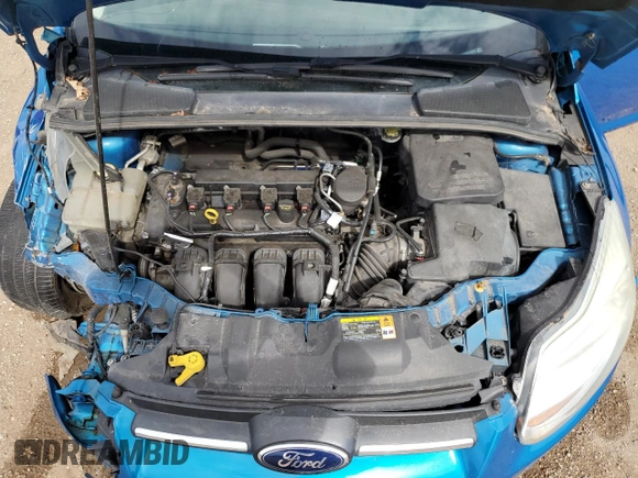 2013 Ford Focus SE with VIN 1FADP3F23DL208259, listed as a Copart auction lot 62009465 with 218,363 mi miles and Salvage title. Bid and sale history available at DreamBid. Image 11.