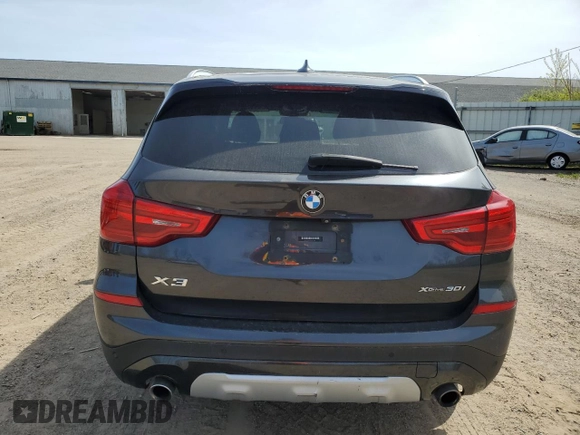 2019 BMW X3 xDrive30i with VIN 5UXTR9C52KLE18111, listed as a Copart auction lot 54522805 with 98,927 mi miles and Clean Title. Bid and sale history available at DreamBid. Image 6.