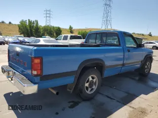 1992 Dodge Dakota S with VIN 1B7GL26X8NS523574, listed as a Copart auction lot 65041534 with 122,376 mi miles and Clean Title. Bid and sale history available at carsss.com. Image 3.