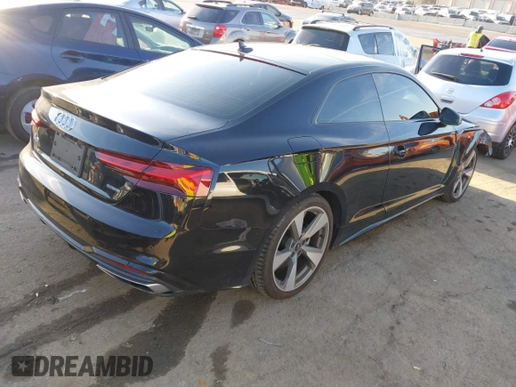 2021 Audi A5 S line Premium Plus z VIN WAUTAAF52MA037616, wystawiony jako IAAI lot #41847476 z przebiegiem 35 401 mil mil oraz . Historia ofert i sprzedaży dostępna na DreamBid. Obrazek 4.