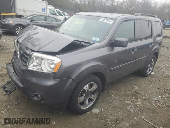 2015 Honda Pilot SE with VIN 5FNYF4H33FB078807, listed as a Copart auction lot 86522004 with 132,320 mi miles and Salvage Title. Bid and sale history available at DreamBid. Image 1.