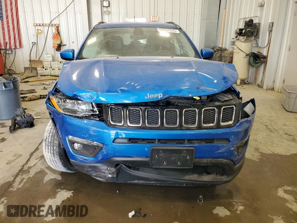 2017 Jeep Compass Latitude с VIN 3C4NJDBB7HT666120, выставлен на аукционе Copart как лот 60597315 с пробегом 89 593 миль миль и На запчасти • Non repairable. История ставок и продаж доступна на DreamBid. Изображение 5.