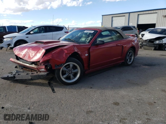 2001 Ford Mustang GT Deluxe with VIN 1FAFP45XX1F100307, listed as a Copart auction lot 45550465 with 108,540 mi miles and Salvage Title. Bid and sale history available at carsss.com. Image 1.