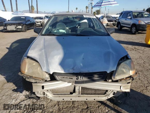 1997 Honda Civic DX with VIN 1HGEJ6125VL011041, listed as a Copart auction lot 83786224 with 208,170 mi miles and Salvage Title. Bid and sale history available at carsss.com. Image 5.